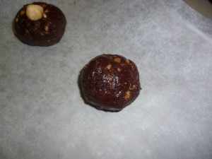 Homemade Baci - small balls